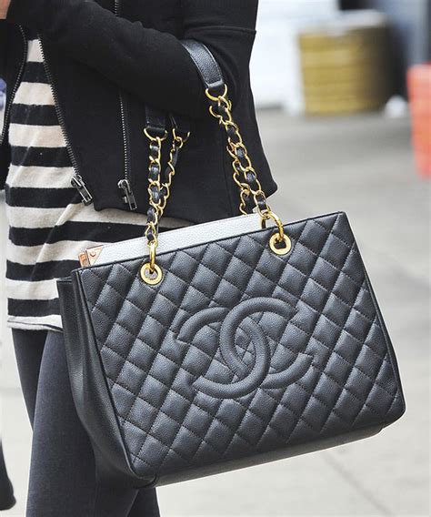 chanel gst shopper inspired bag|Chanel tote shopper bag.